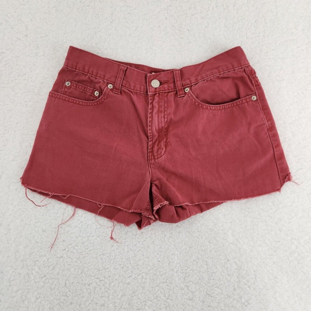 Old Navy Shorts Size 4 Red Women's Five Pocket Cut Off